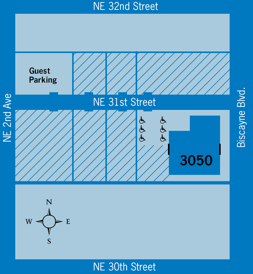 diagram of parking lot